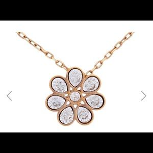 NEW Swarovski Gold Rose Necklace